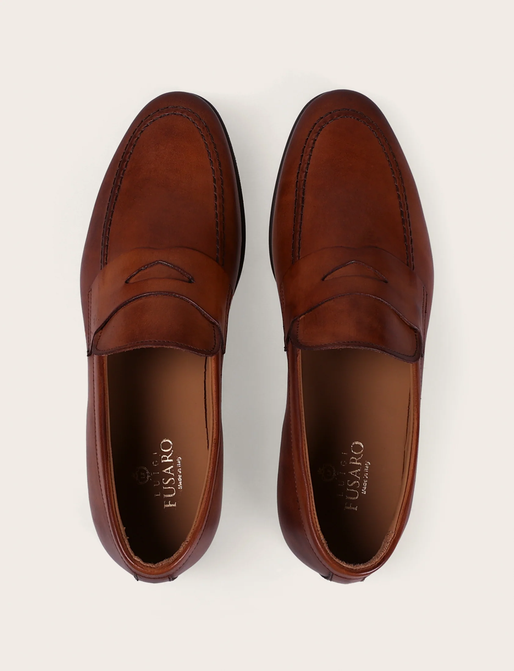 Mocassini in pelle crust con bendina - Image 16